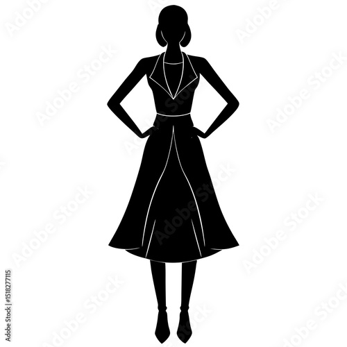 silhouette of a woman