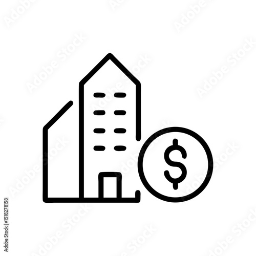 A building with coin