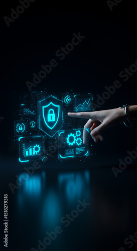 Security shield and data protection concept