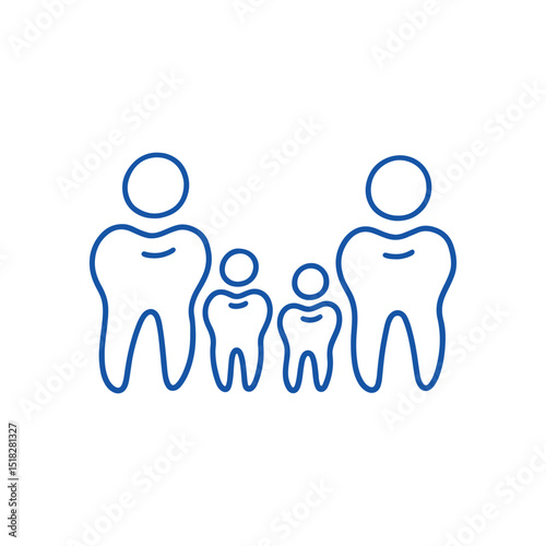 Dental Family Care Icon
