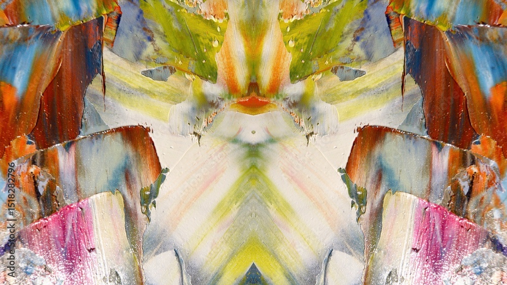 Fototapeta premium Abstract art background . Hand painting artwork on canvas .