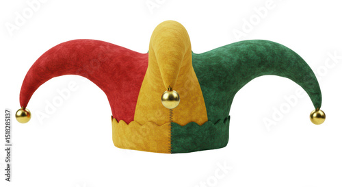 Obraz na płótnie Isolated Jester Hat
