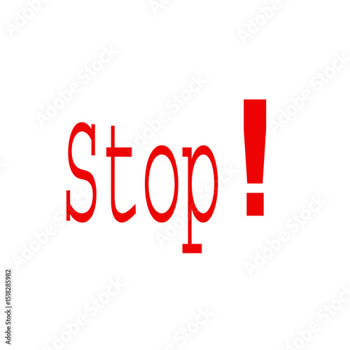 Stop Sign with Exclamation Mark | Warning Message for Safety, Regulations, and Urgent Communication