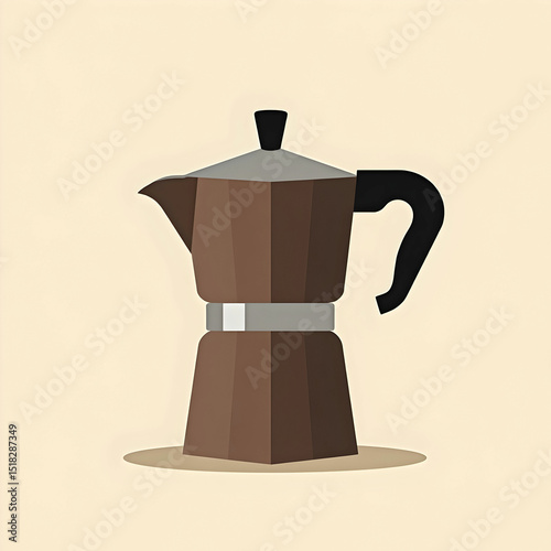Coffee moka pot icon