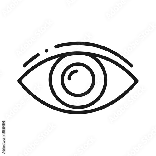 Eye icon representing vision and ocular health