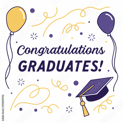 Graduate party greeting sign & svg