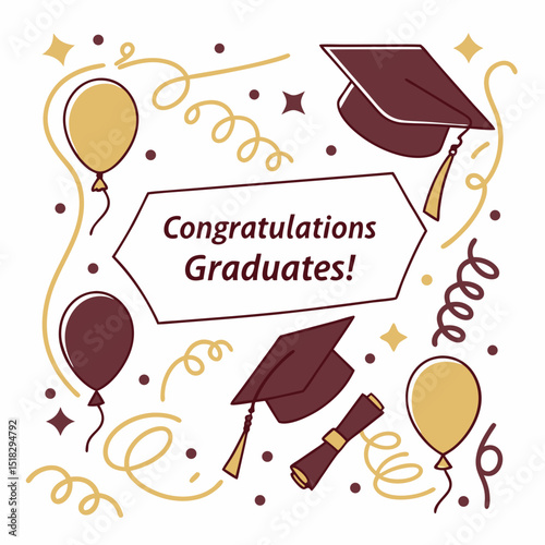 Graduate party greeting sign & svg
