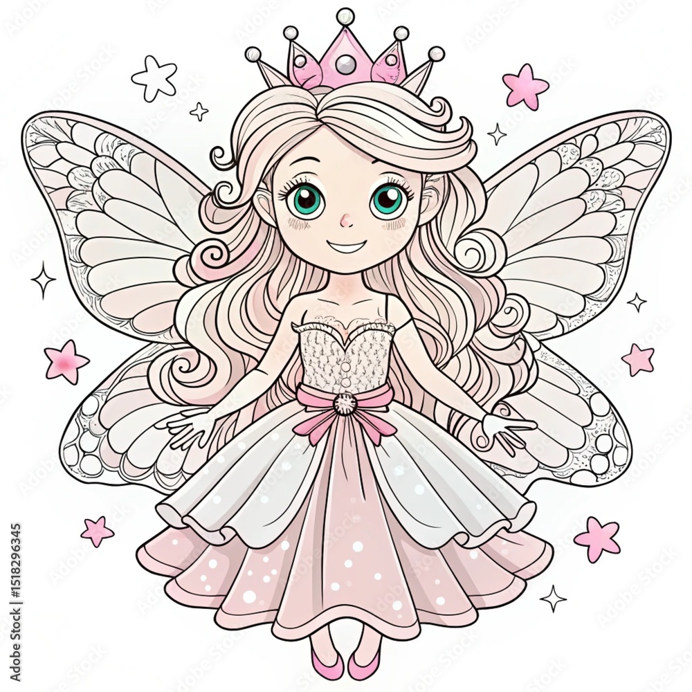 Fototapeta premium fairy with wings