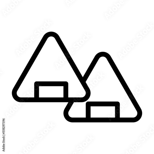onigiri line icon