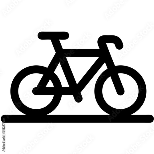 Adventure Mountain Bike Icon: Symbol of Outdoor Thrill