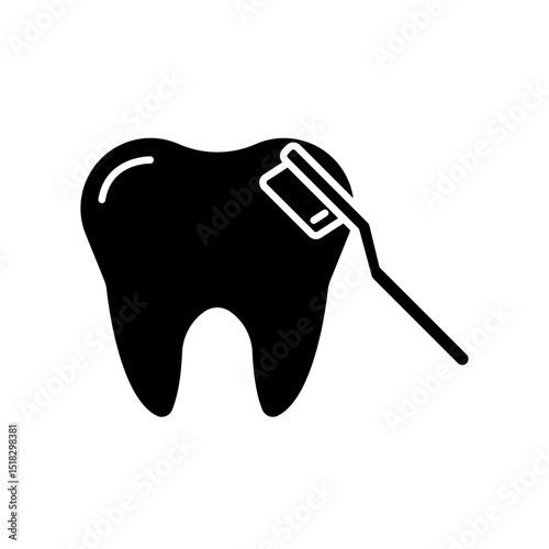 Icon a dental, isolated against a clean background.