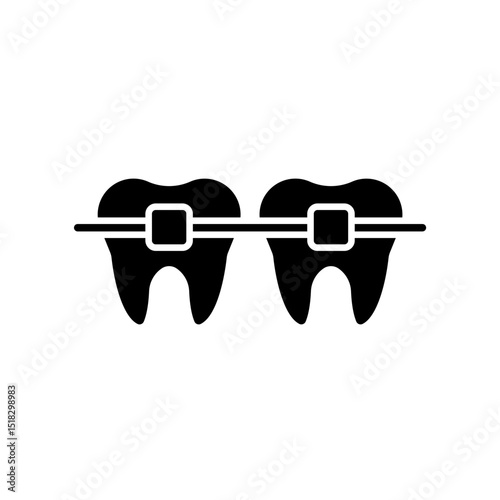 Icon a brace, isolated against a clean background.