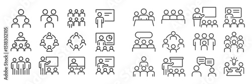 Diverse group of people engaging in various collaborative activities and meetings indoors