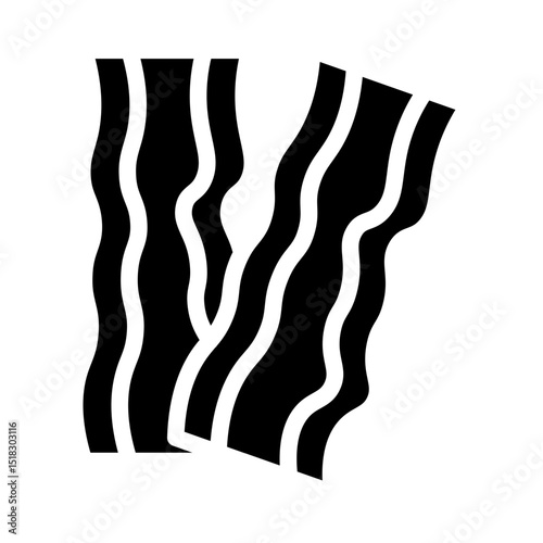 bacon glyph icon