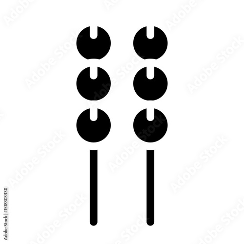 satay glyph icon