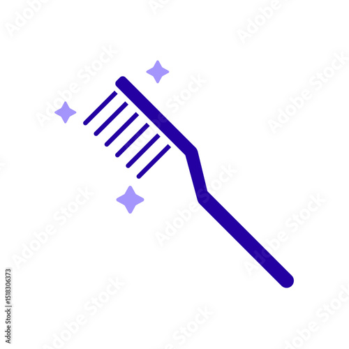 Icon a toothbrush, isolated against a clean background.