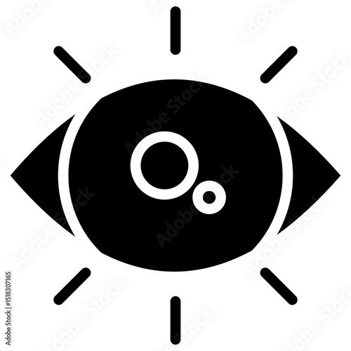 Vision Glyph Icon