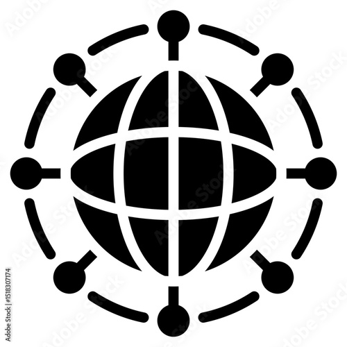 Network Glyph Icon