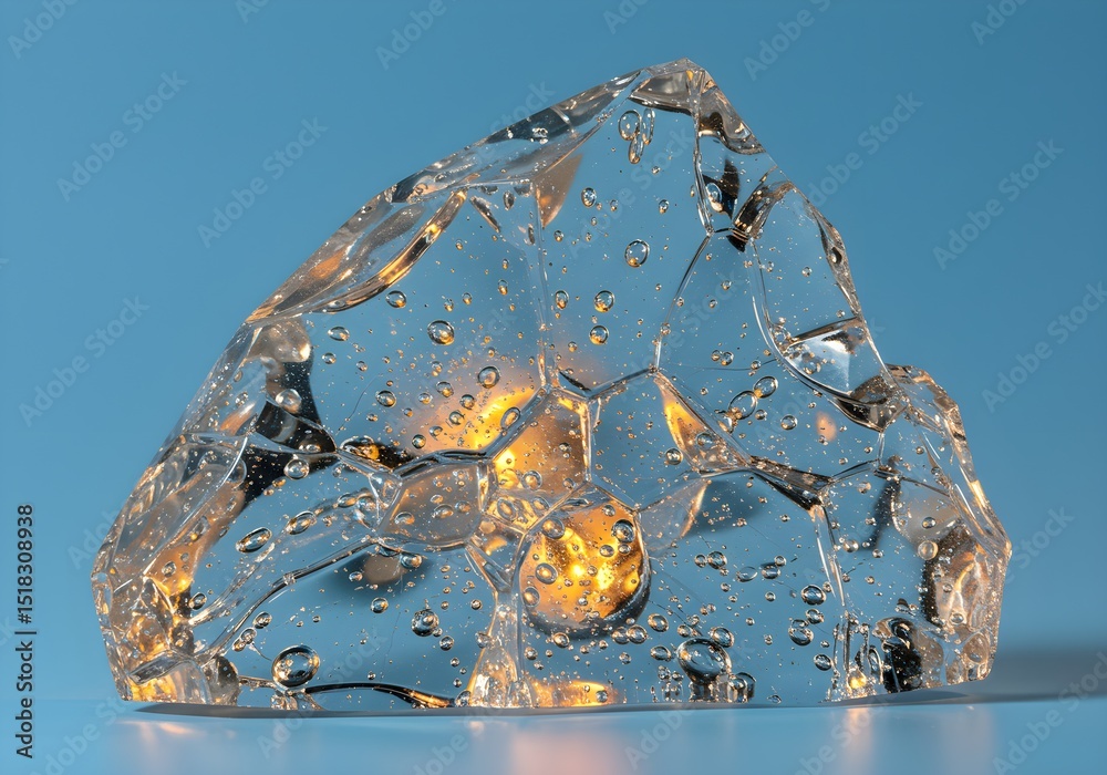 Fototapeta premium Glacial Ice Shard Sculpture