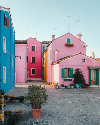 Fototapeta Naklejka Na Ścianę i Meble -  Colorful Houses in Burano, Italy