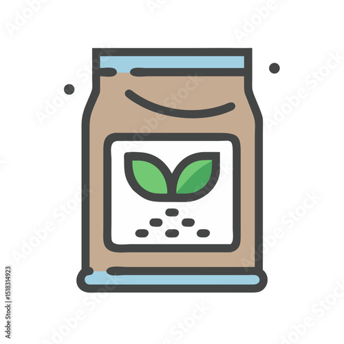 Gardening, Agriculture line icon Vector of grow your own food, watering can, greenhouse, seedling, sprout, farmer, pollination, fertilizer ,thin, linear, illustration