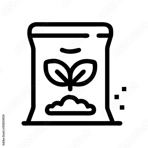Gardening, Agriculture line icons Vector of grow your own food, watering can, greenhouse, seedling, sprout, farmer, pollination, fertilizer thin linear illustration