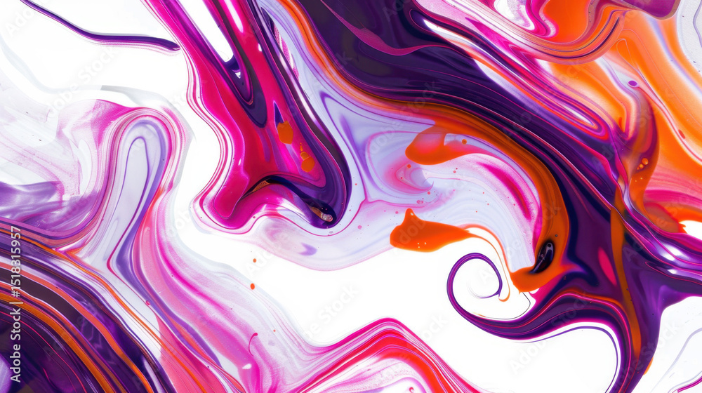 Obraz premium colorful swirls of paint