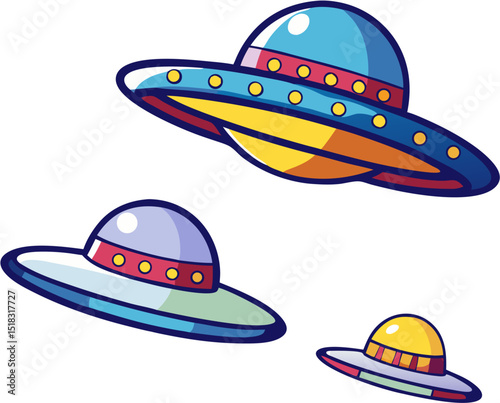 ufo vector illustration