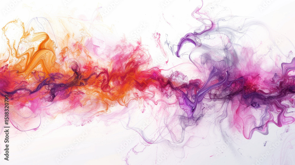 Obraz premium colorful swirls of paint