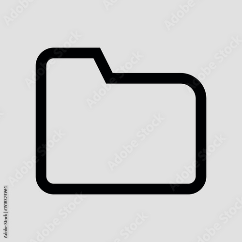 Black and White File Icon