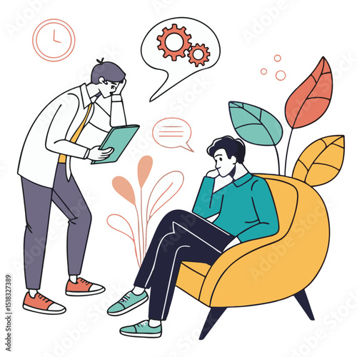The elegant line art of a seated woman with crossed legs in a relaxed posture is ideal for calm, peace, and beauty concepts.