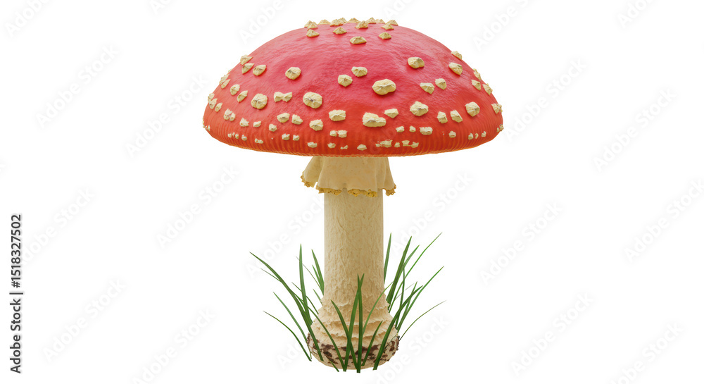 Obraz premium Isolated Fly Agaric Mushroom