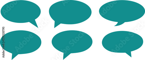 Speech Bubble set. Talk bubble. Speech bubble collection. Cloud speech bubbles. Speech Bubbles vector.
