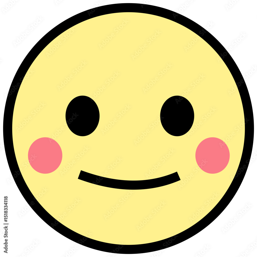 Fototapeta premium Emojin Beta Smile