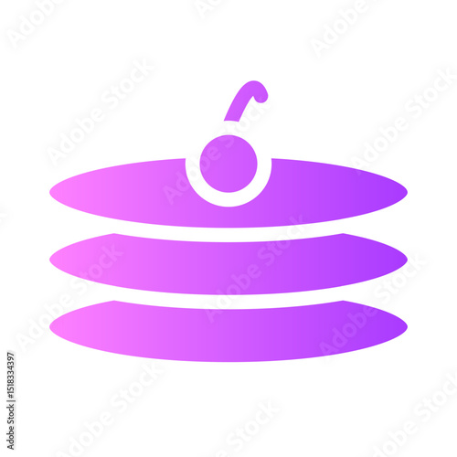 pancake gradient icon
