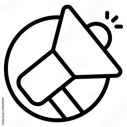 Promotion icon in vector illustration