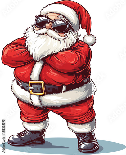 santa claus with a bag of gifts
