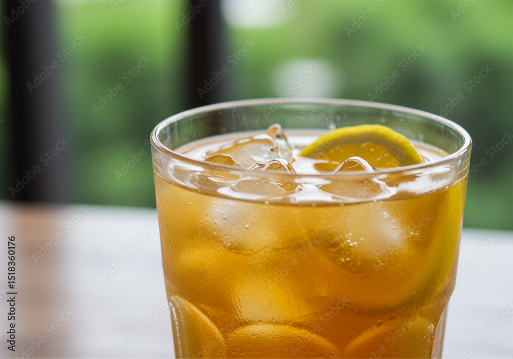 Iced lemon tea Iced lemon tea