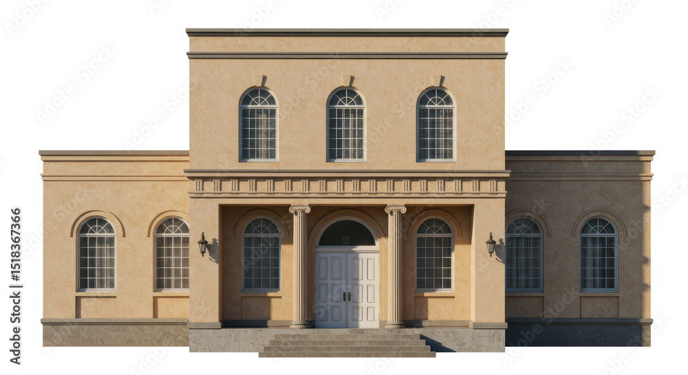 Obraz premium Isolated Building