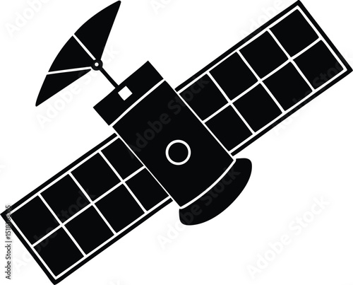 satellite vector icon 