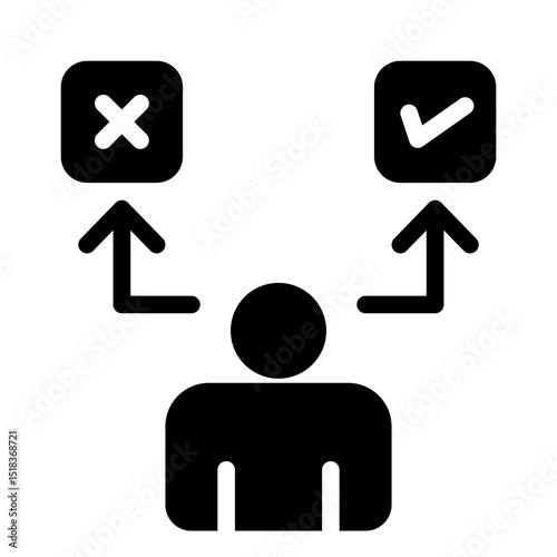 Decisions Glyph Icon