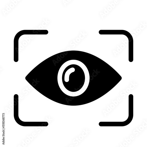 Vision Glyph Icon