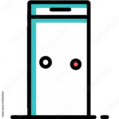 Modern Elevator Icon: Symbol of Vertical Transportation