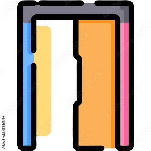 Modern Elevator Icon: Symbol of Vertical Transportation