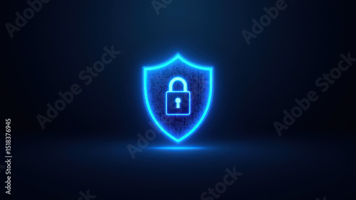 Cybersecurity, Internet Security Icon Illustration