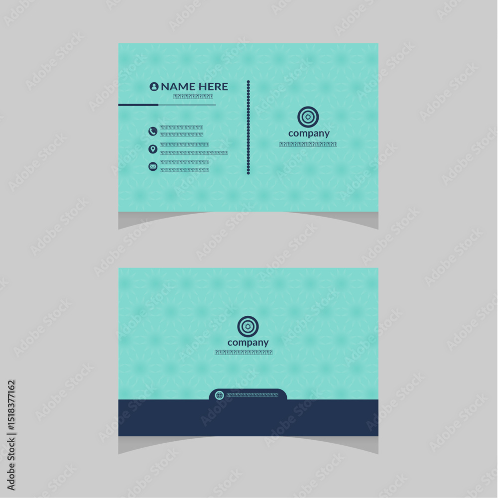 Naklejka premium Business Card Design