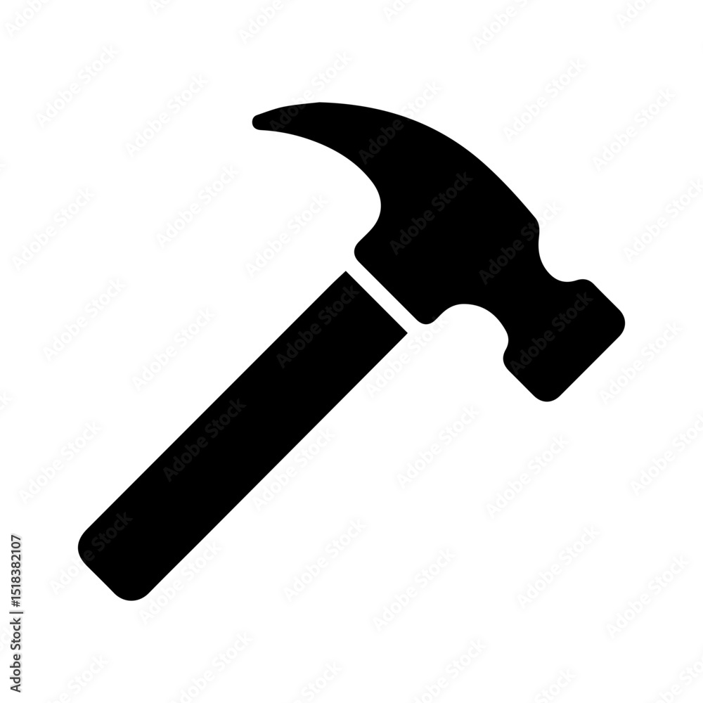 Hammer icon in transparent background
Hammer icon in transparent background