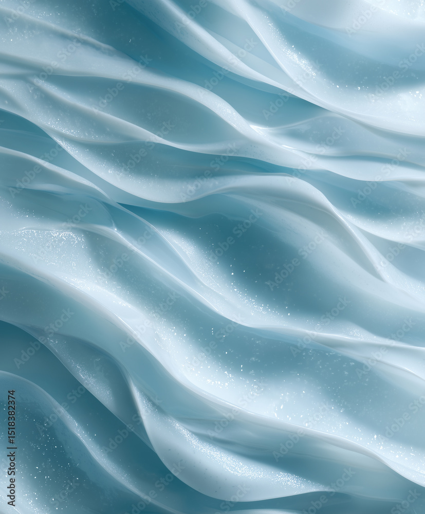 Obraz premium Mineral Blue and White with Wide Spacing, Abstract Background