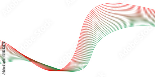 Abstract gradient sound wave
