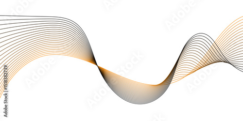 Abstract gradient sound wave